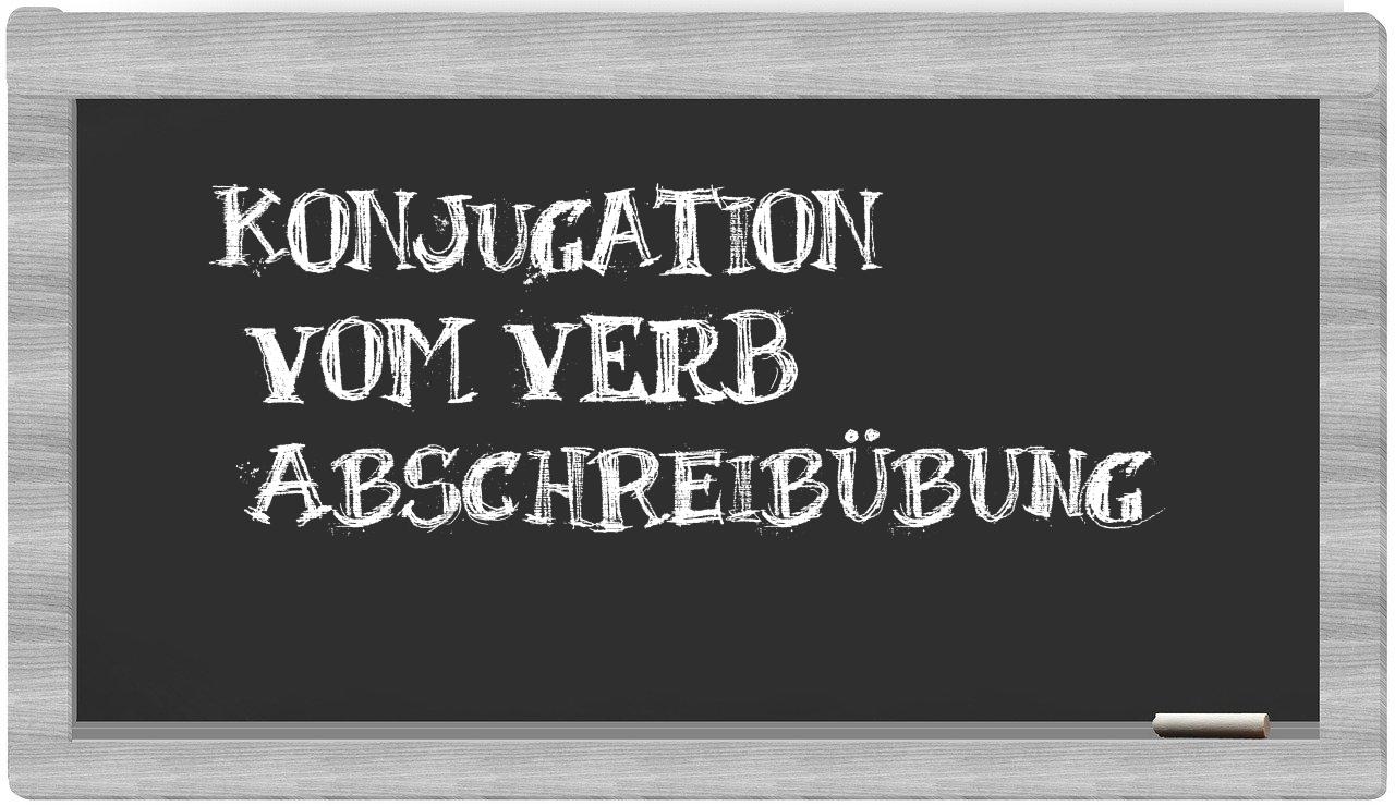 ¿Abschreibübung en sílabas?