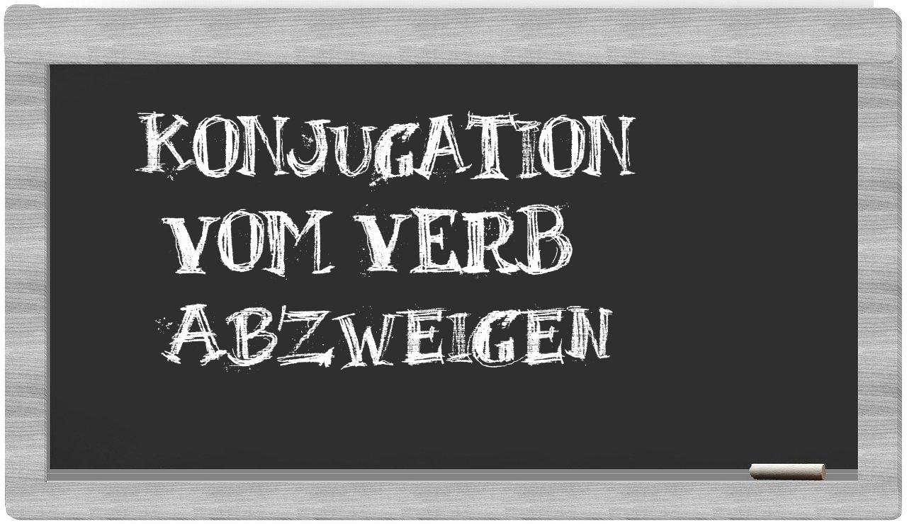 ¿Abzweigen en sílabas?