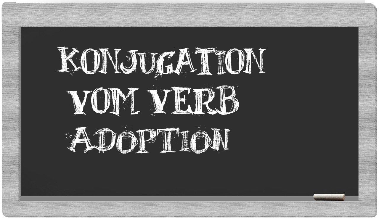 ¿Adoption en sílabas?