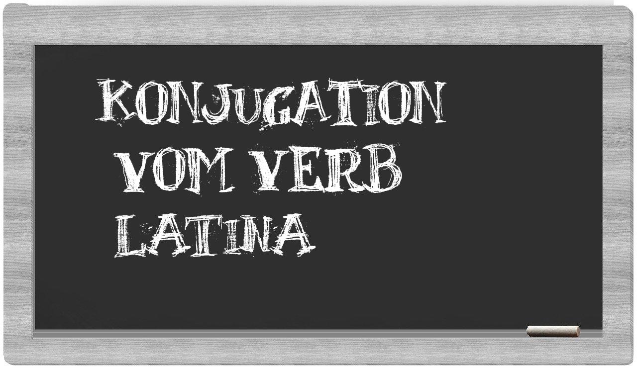 ¿Latina en sílabas?