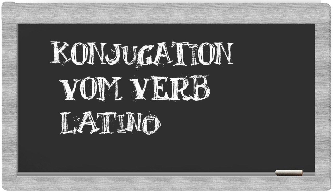 ¿Latino en sílabas?