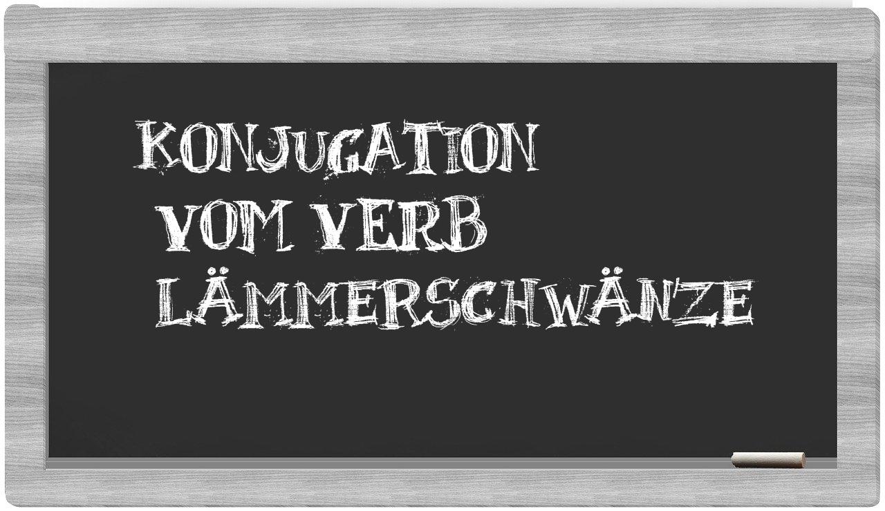 ¿Lämmerschwänze en sílabas?