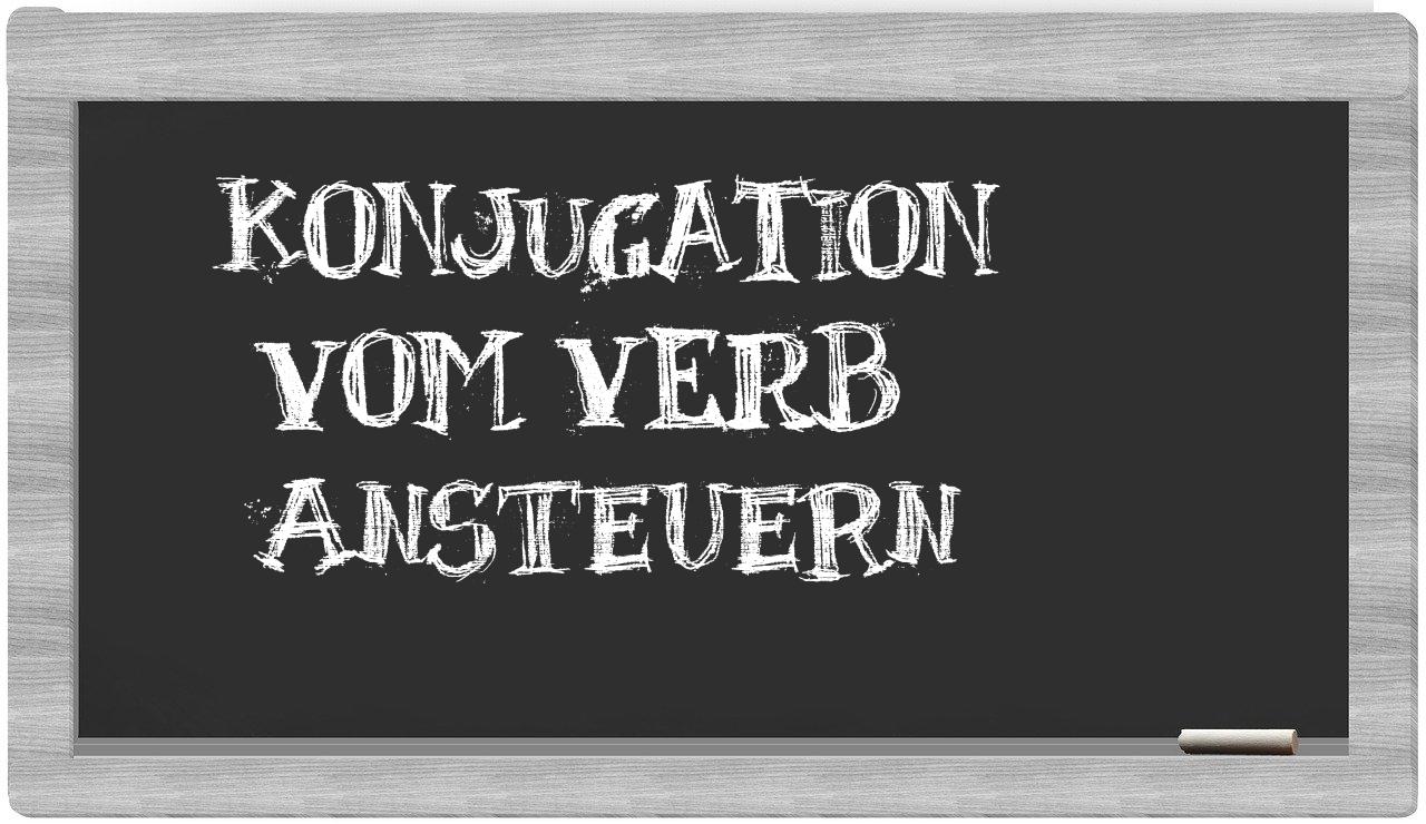 ¿ansteuern en sílabas?