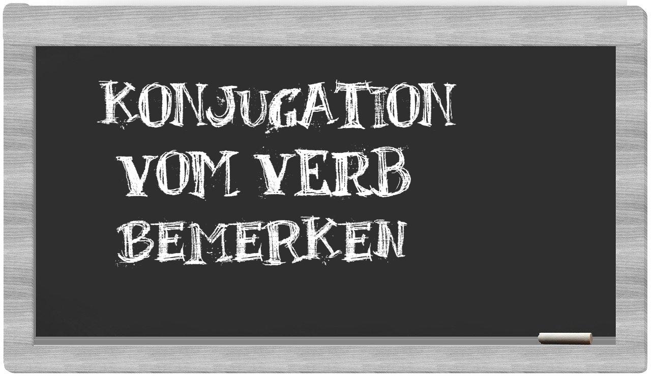 ¿bemerken en sílabas?