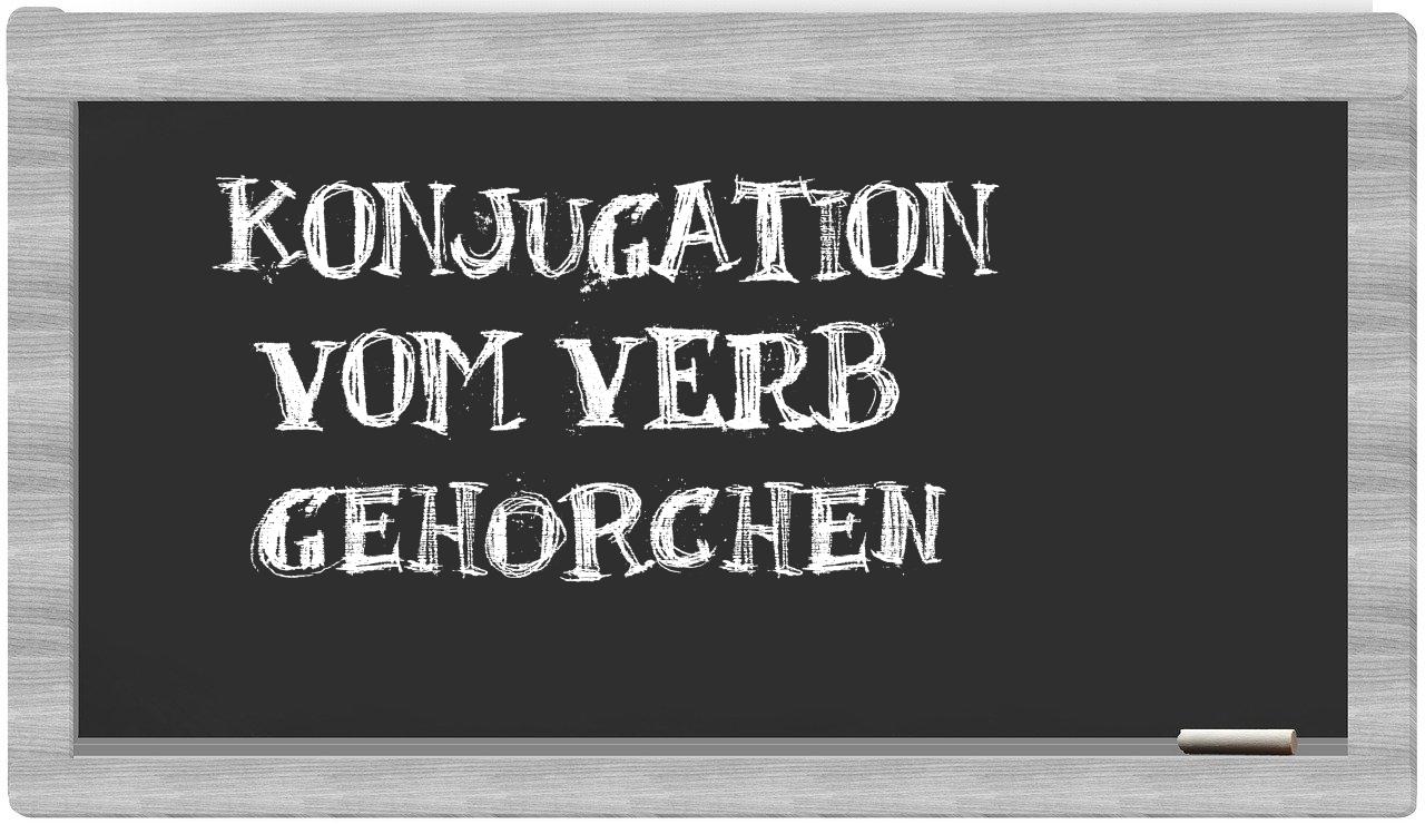 ¿gehorchen en sílabas?