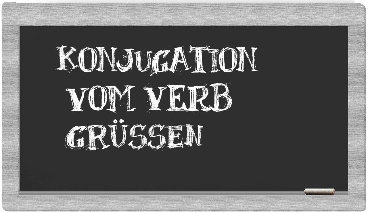 ¿grüßen en sílabas?