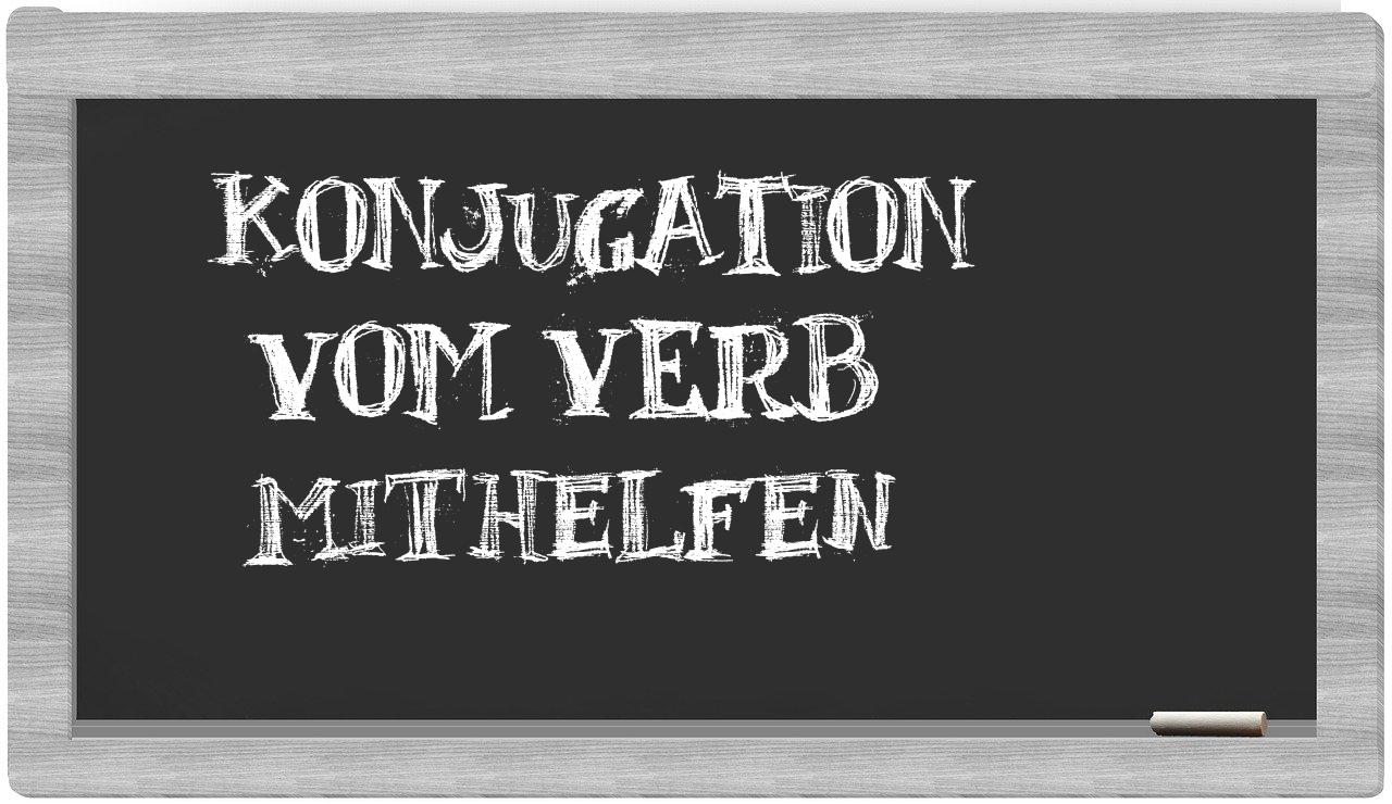 ¿mithelfen en sílabas?