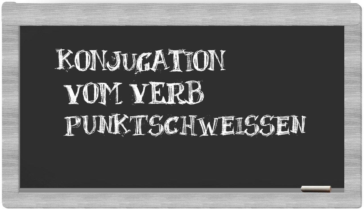 ¿punktschweißen en sílabas?