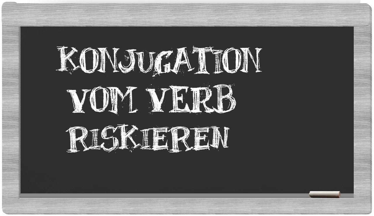 ¿riskieren en sílabas?