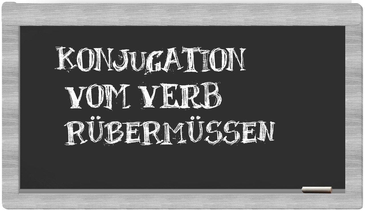 ¿rübermüssen en sílabas?