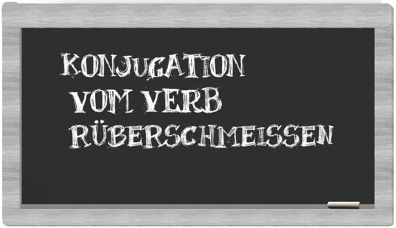 ¿rüberschmeißen en sílabas?