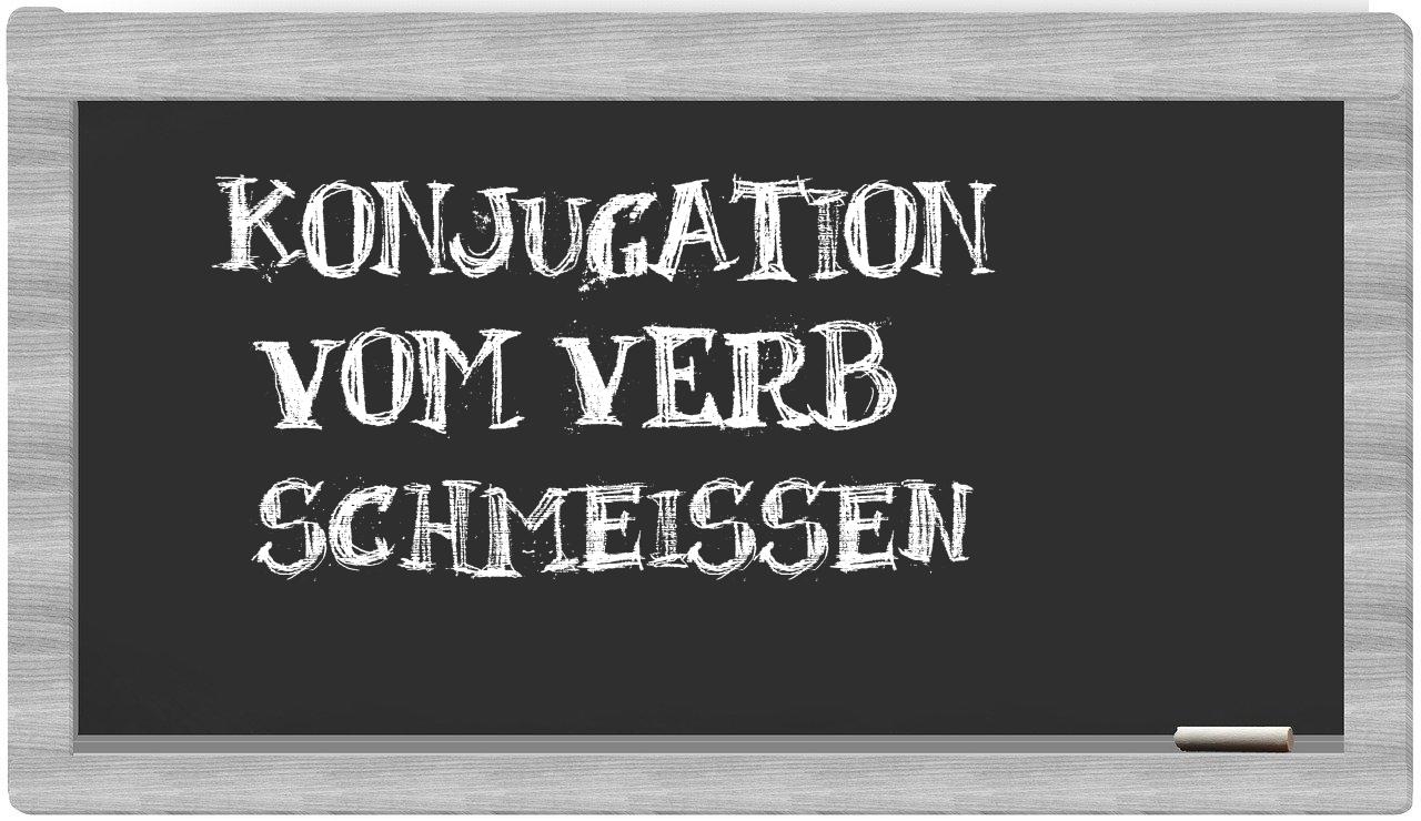 ¿schmeißen en sílabas?