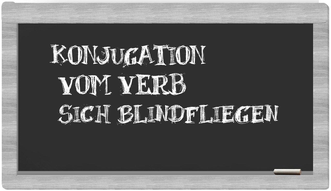 ¿sich blindfliegen en sílabas?