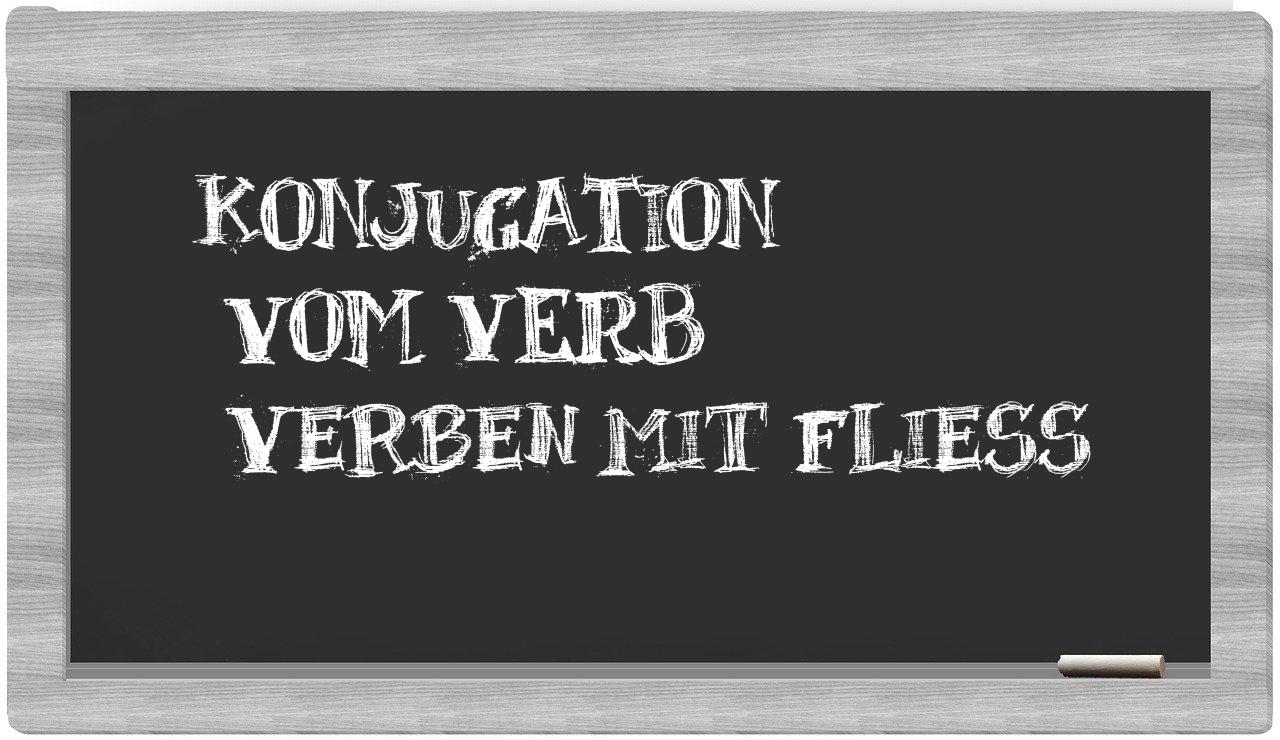 ¿verben mit fließ en sílabas?