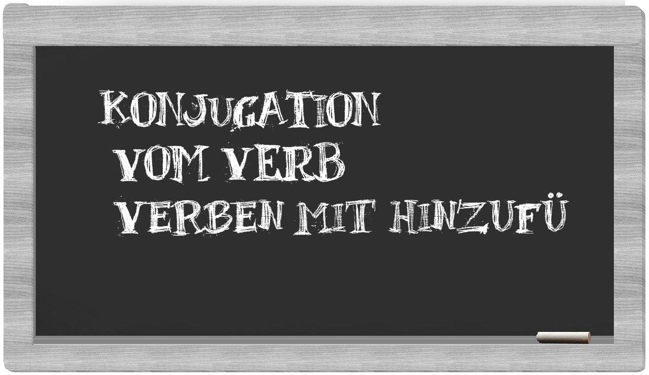 ¿verben mit hinzufü en sílabas?