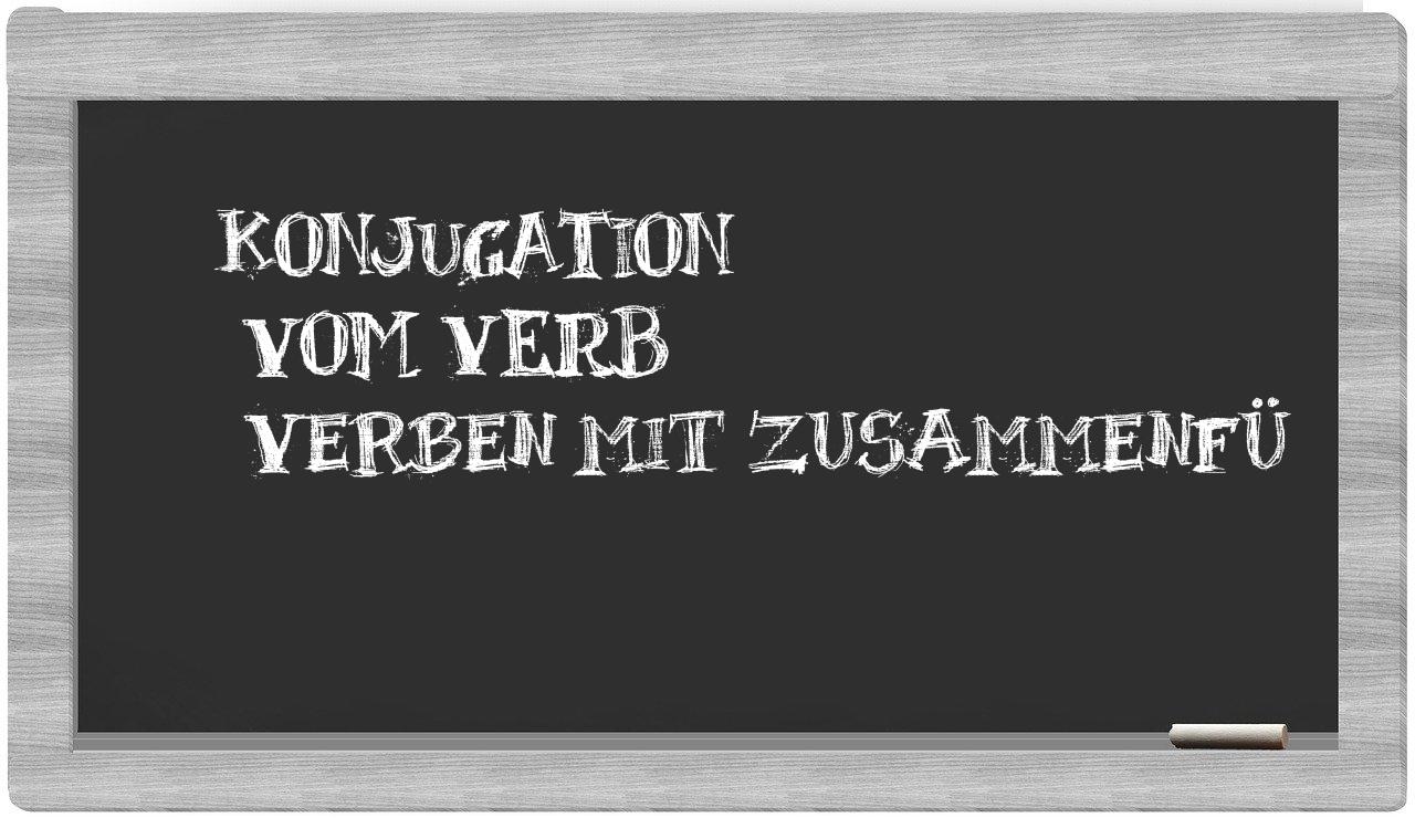 ¿verben mit zusammenfü en sílabas?