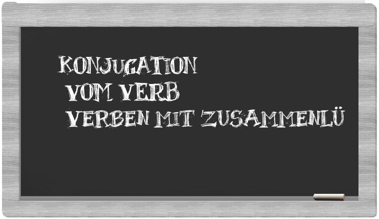 ¿verben mit zusammenlü en sílabas?